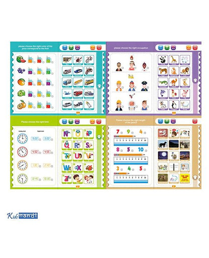 Multicolour Mandi Musical Learning Book for Kids: Explore Numbers, Letters, Animals, Relationships, Poems & Instruments!