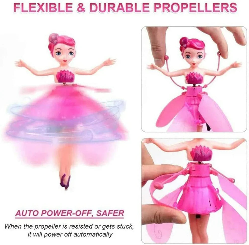Flying Doll with Hand Sensor – Magical Hovering Toy for Kids