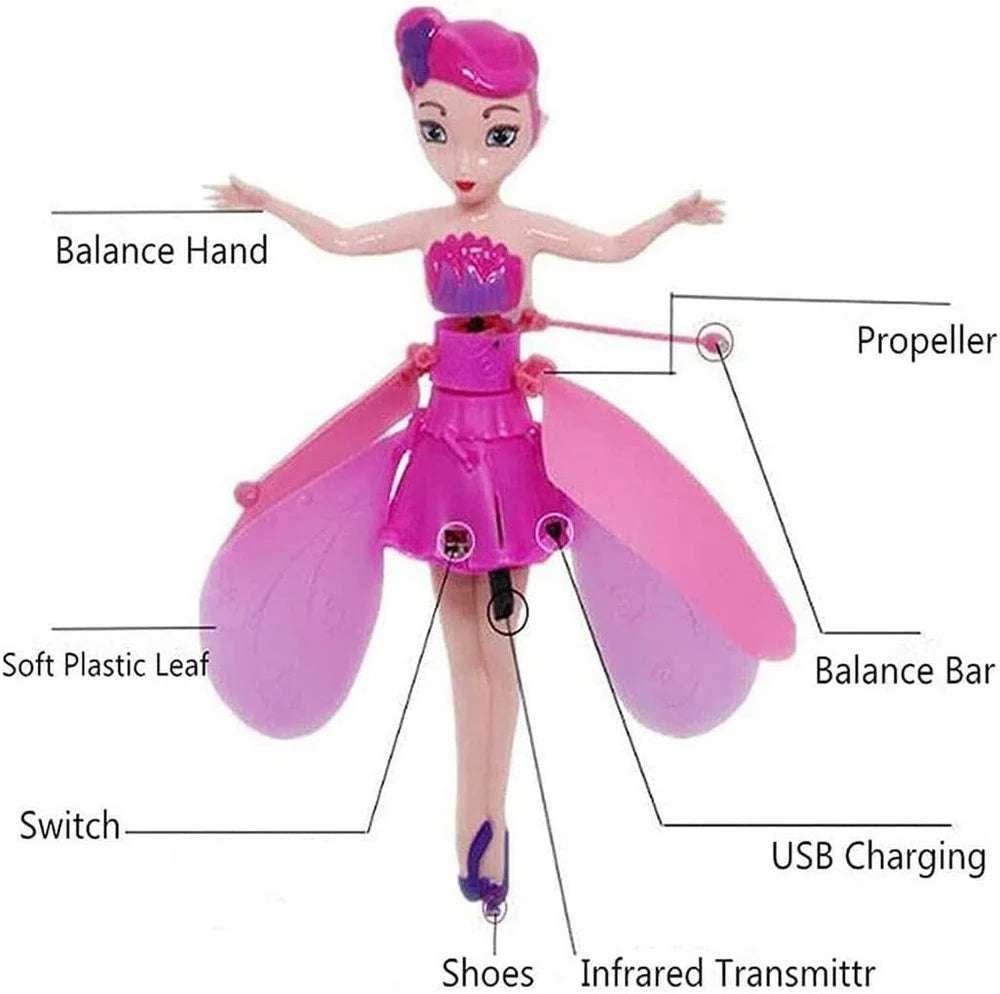 Flying Doll with Hand Sensor – Magical Hovering Toy for Kids