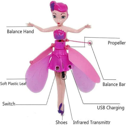Flying Doll with Hand Sensor – Magical Hovering Toy for Kids