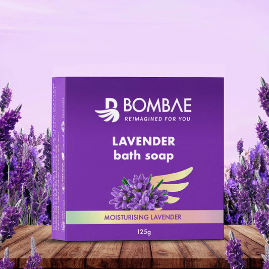 Bombae Lavender Soap | Soothing & Aromatic for Relaxing Cleansing.