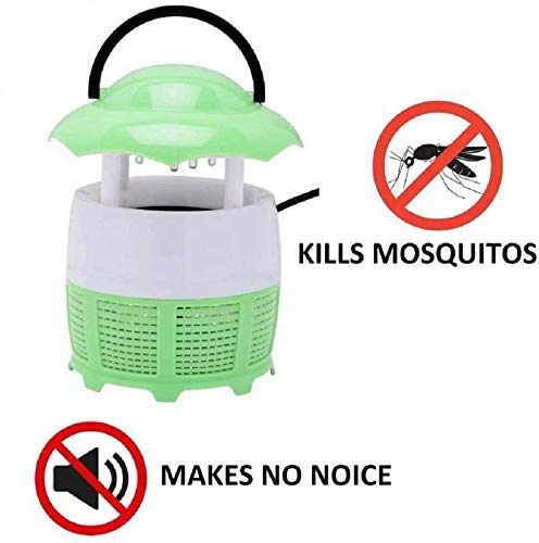 LOSOFY Green Plastic Electronic LED Mosquito Killer Lamp: Effective Insect Trap for Home, Office & Outdoor Use