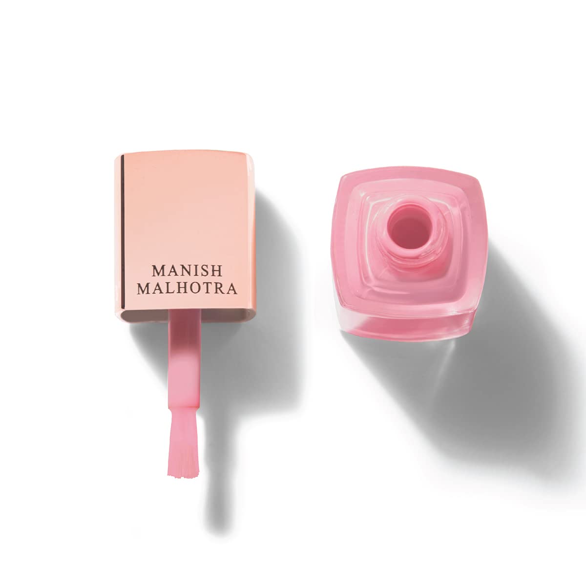 Manish Malhotra Gel Finish Nail Lacquer - The Love Edit | Pastel-Blush Babe (Candy pink) | Lustrous, Long-Lasting Color