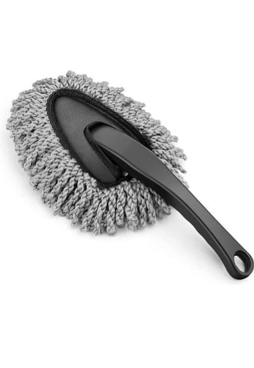 Mini Car Duster | Soft Microfiber Dash Brush for Cars, Home, Kitchen & Computer Cleaning