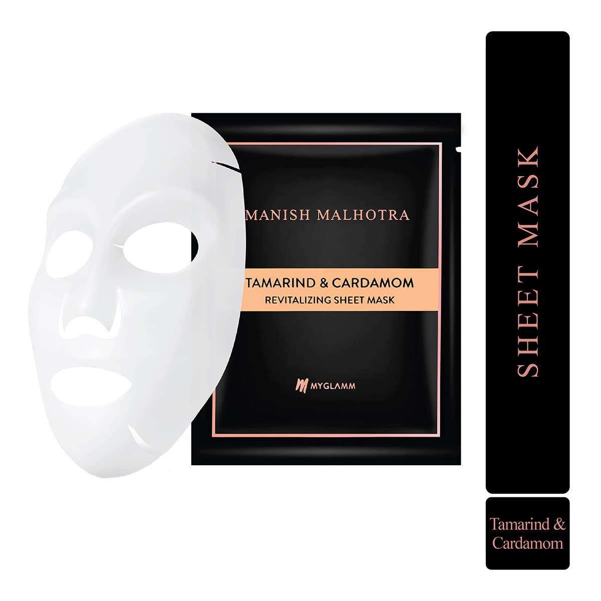 Manish Malhotra Sheet Mask | Tamarind & Cardamom | Hydrating & Revitalizing.