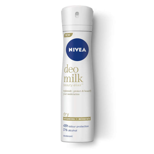 Nivea Deo Milk Dry Deodorant for Women | Long-Lasting Freshness & Gentle Care.