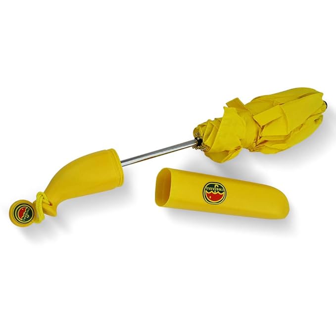 Portable Banana Folding Umbrella | UV Protection Sun & Rain Umbrella for Outdoor Activities