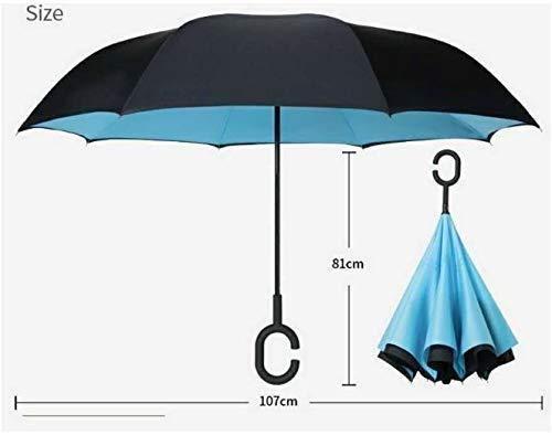 Double Layer Inverted Reversible Umbrella