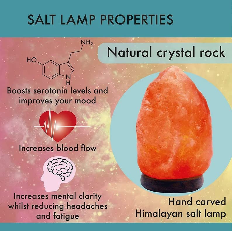 Josan Brothers Himalayan Pink Rock Salt Lamp with Dimmer | Adjustable Brightness for Relaxation