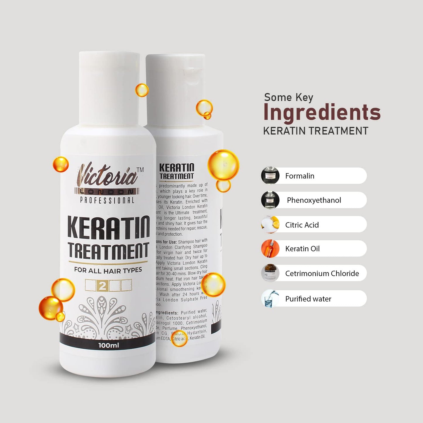 Victoria Keratin Treatment | Smooth, Frizz-Free Hair with Long-Lasting Shine.