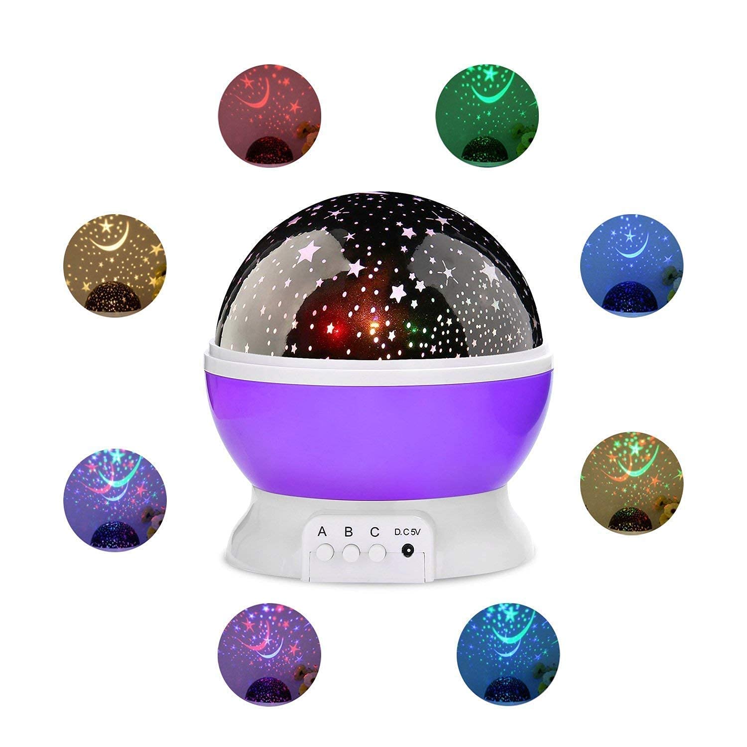Toy Imagine Star Master Galaxy Night Projector Lamp | 360° Rotating Colorful Starry