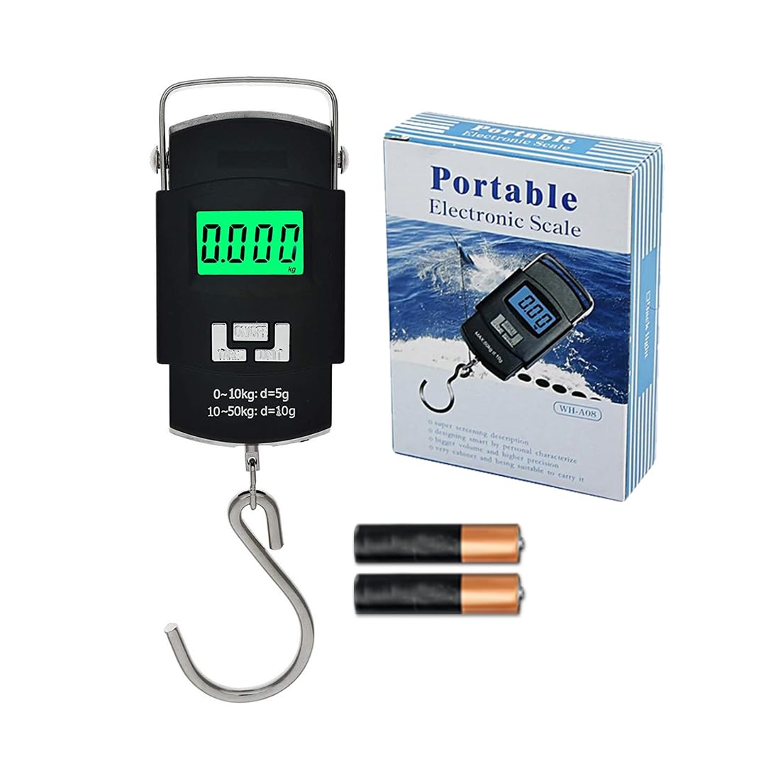 Aliston Digital Luggage Weighing Scale – 50kg/110lb Capacity with LED Display