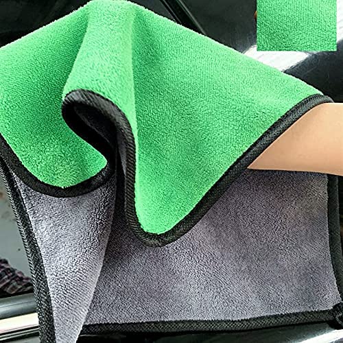 Heavy Duty 500 GSM Double-Sided Microfiber Towel | Extra Thick & Lint-Free for Car Cleaning