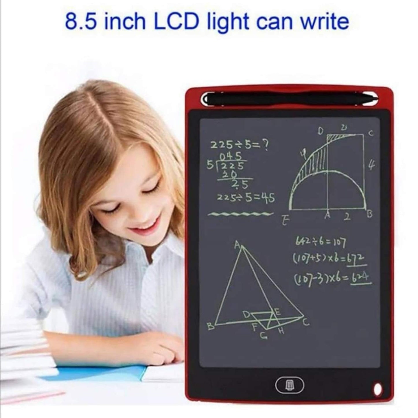 Storio Kids LCD Writing Tablet 8.5-Inch | Best Multicolor E-Note Pad Birthday Gift for Boys & Girls