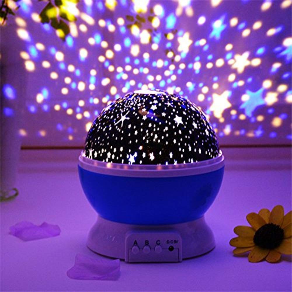 Toy Imagine Star Master Galaxy Night Projector Lamp | 360° Rotating Colorful Starry Projection