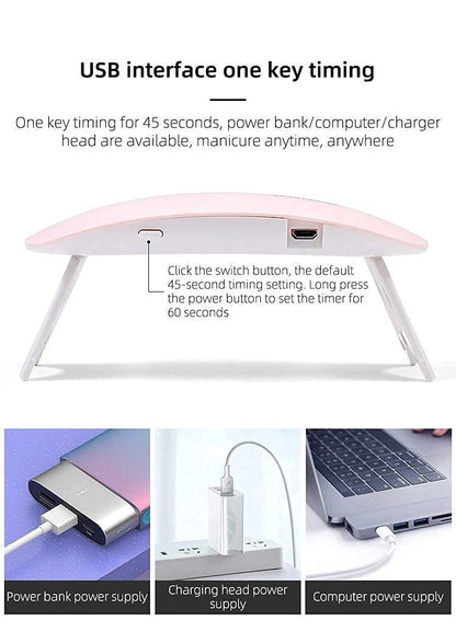 KADEN Professional Automatic LED UV Curing Nail Lamp | Nail Polish Dryer for Manicure & Pedicure