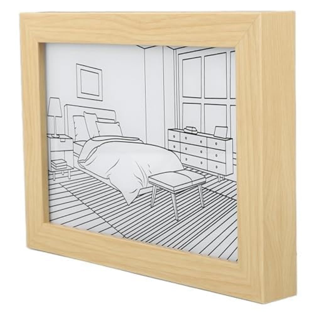 COFIEX 3D LED Painting Wooden Photo Frame