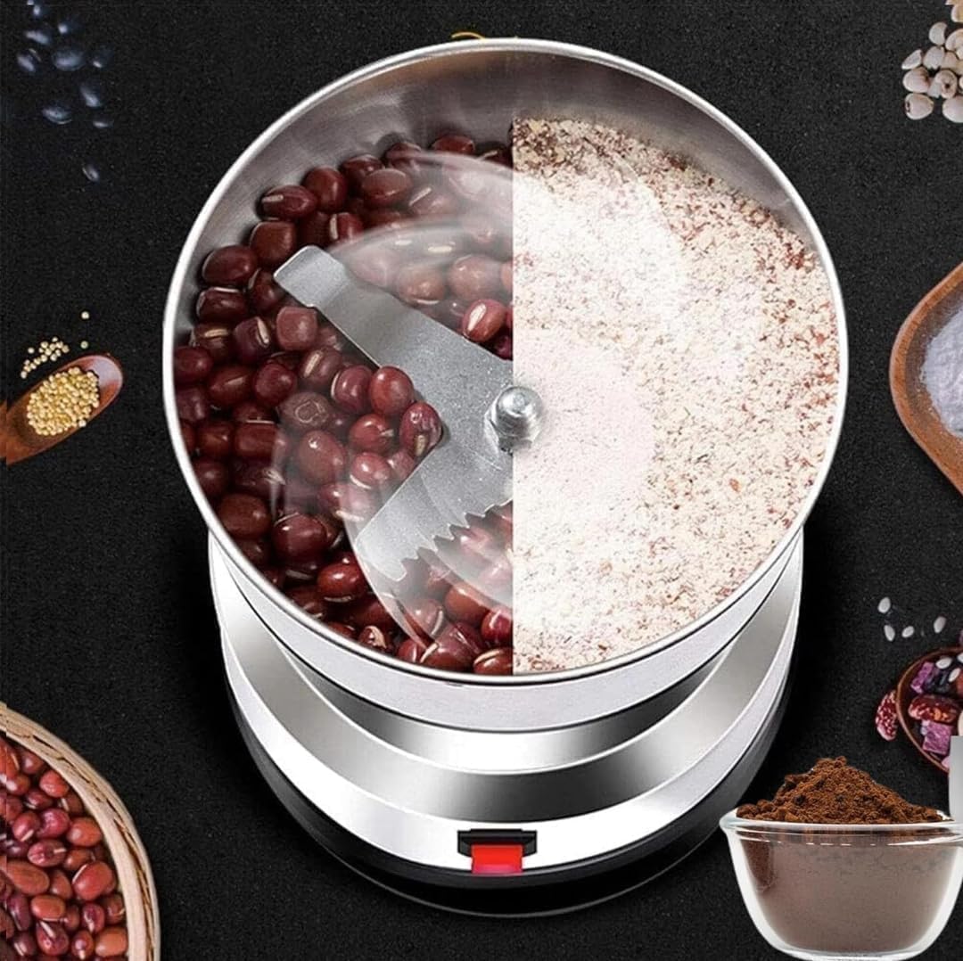 Larrito Stainless Steel Nima Multifunctional Electric Grinder | Coffee Bean Grinder & Household Mixer