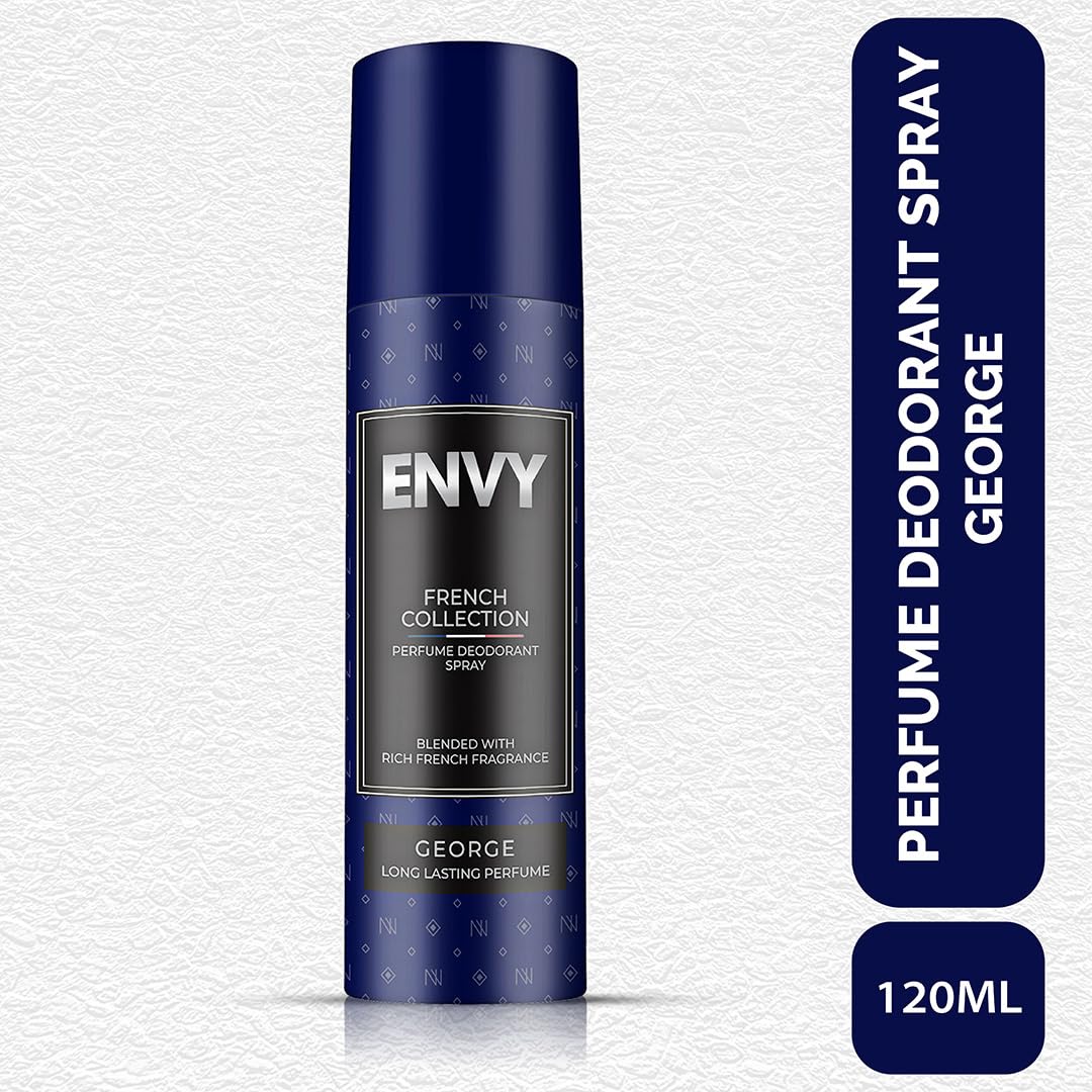 Envy George Aerosol Deodorant | Long-Lasting Luxury Fragrance for Men & Boys.