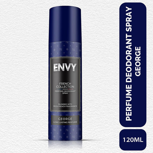 Envy George Aerosol Deodorant | Long-Lasting Luxury Fragrance for Men & Boys.