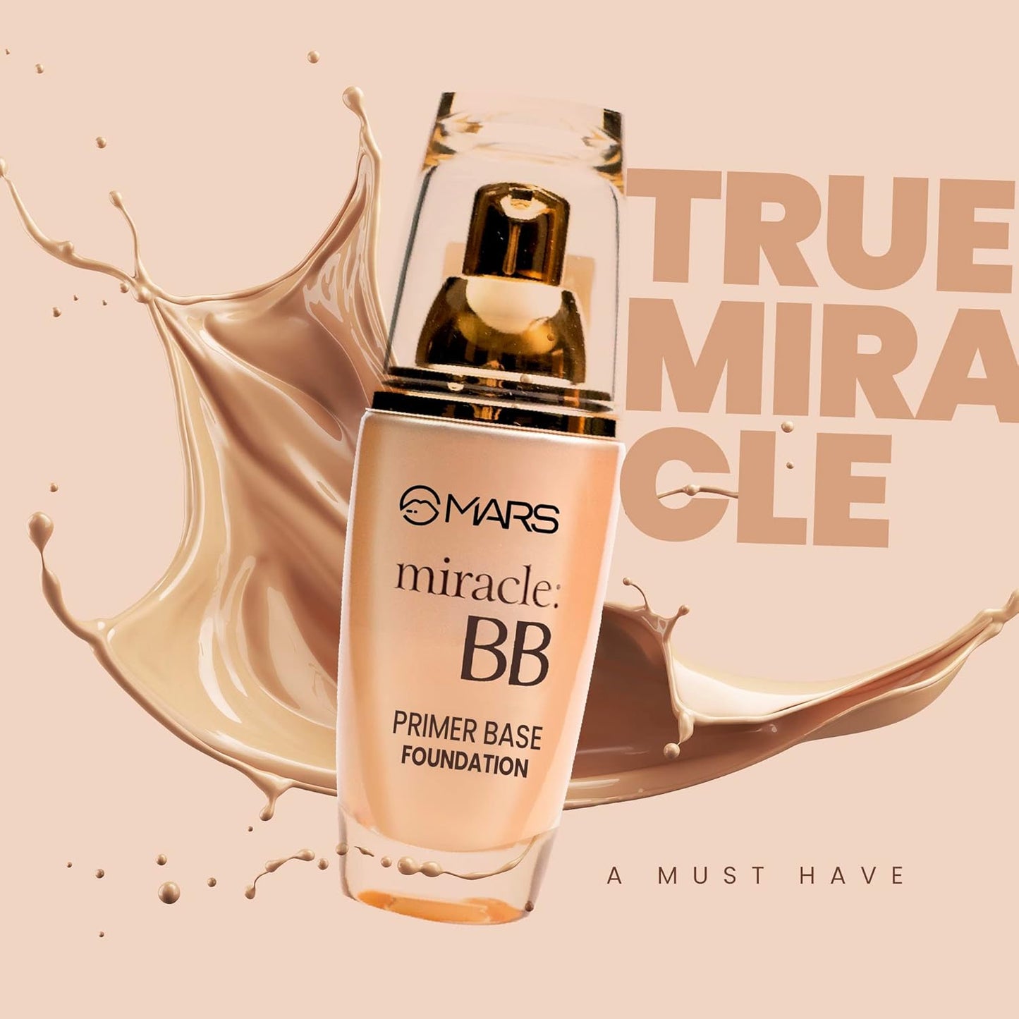 MARS Miracle BB Primer Base Foundation | All-in-One BB Cream for Flawless, Smooth Skin