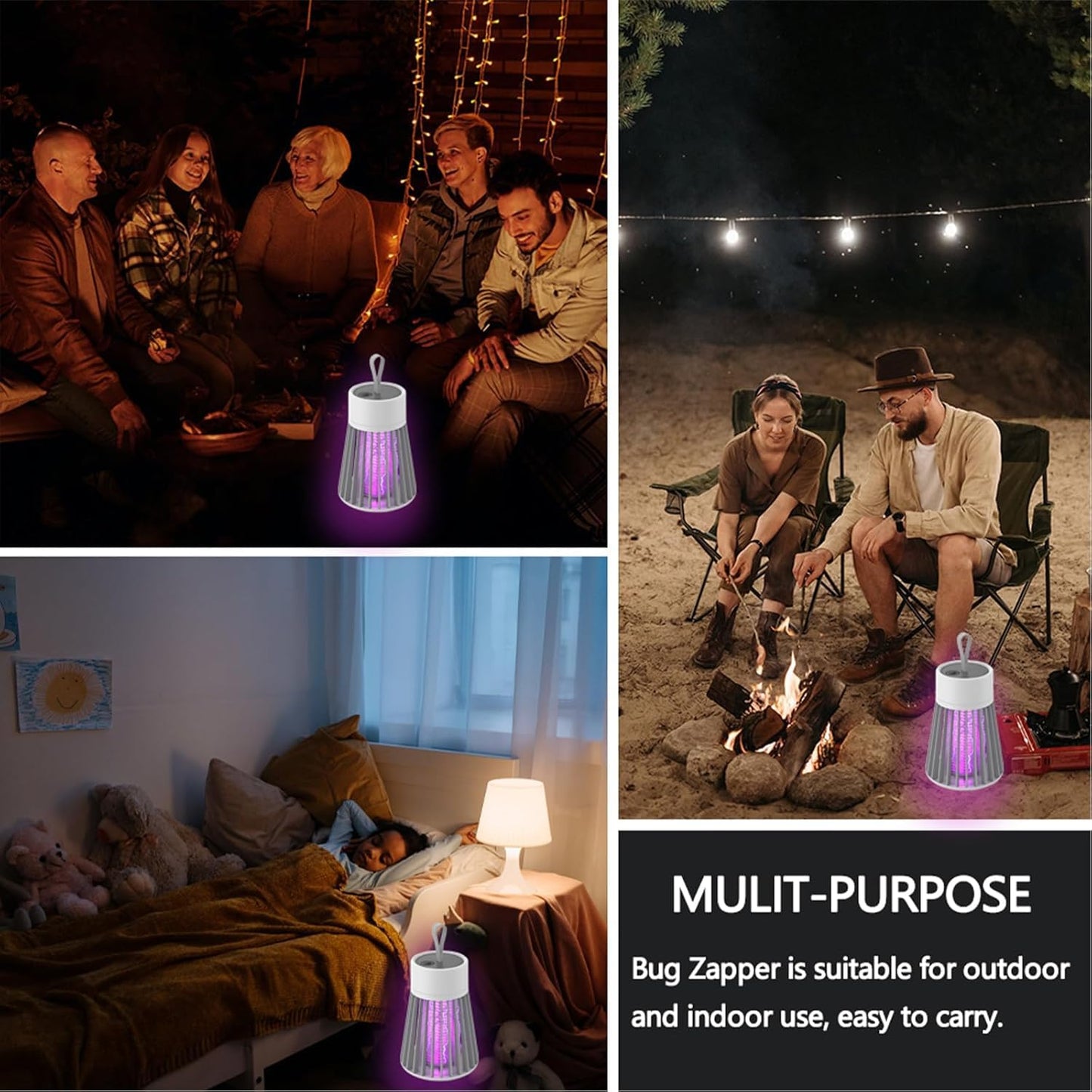 Mclear Electric Mosquito Killer: Eco-Friendly LED Insect Zapper and Bug Repellent Machine for Home Use