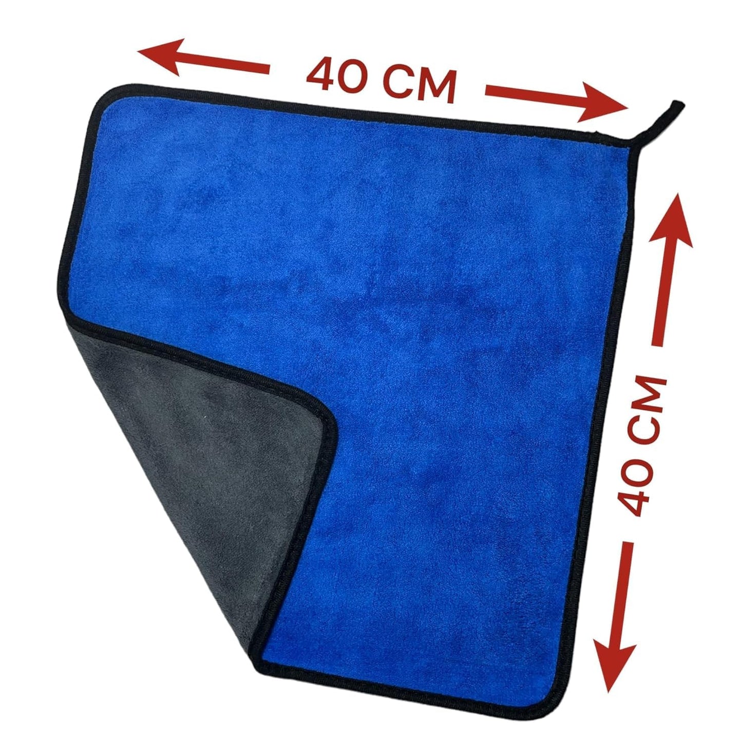 Heavy Duty 500 GSM Double-Sided Microfiber Towel | Extra Thick & Lint-Free for Car Cleaning