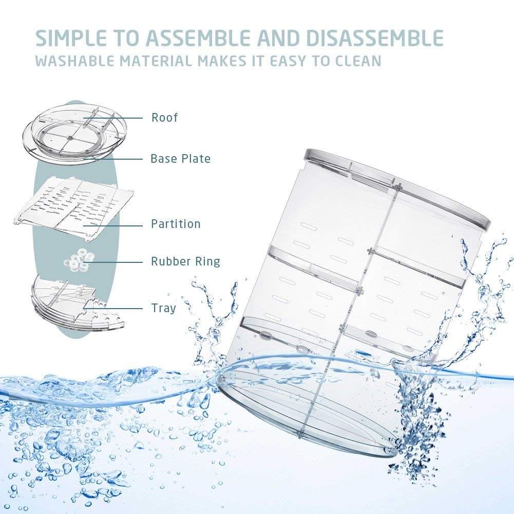 Adjustable 360° Makeup Organizer | INOVERA Cosmetic