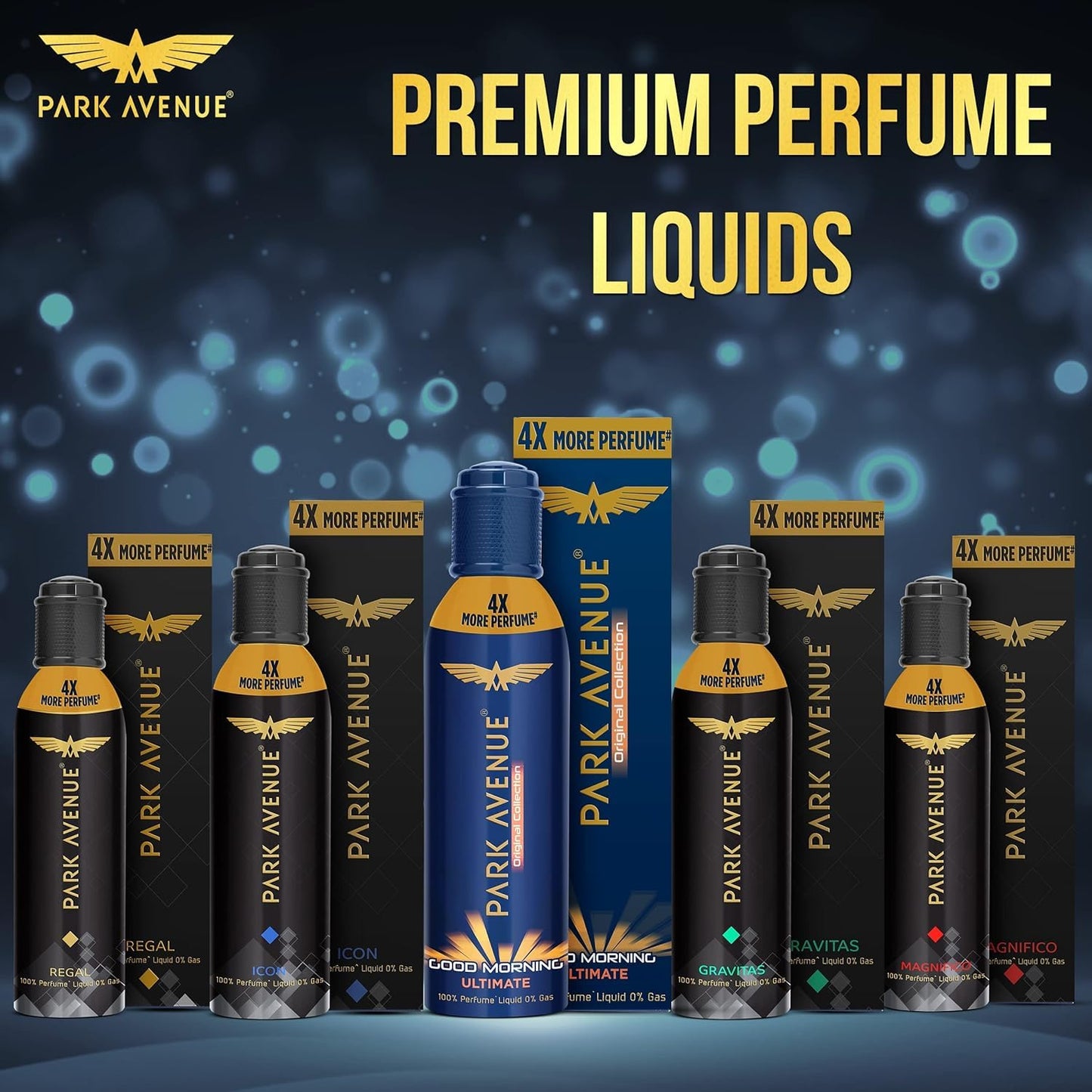 Park Avenue Regal No Gas Premium Perfume for Men | Long-Lasting Citrus Fragrance Spray.