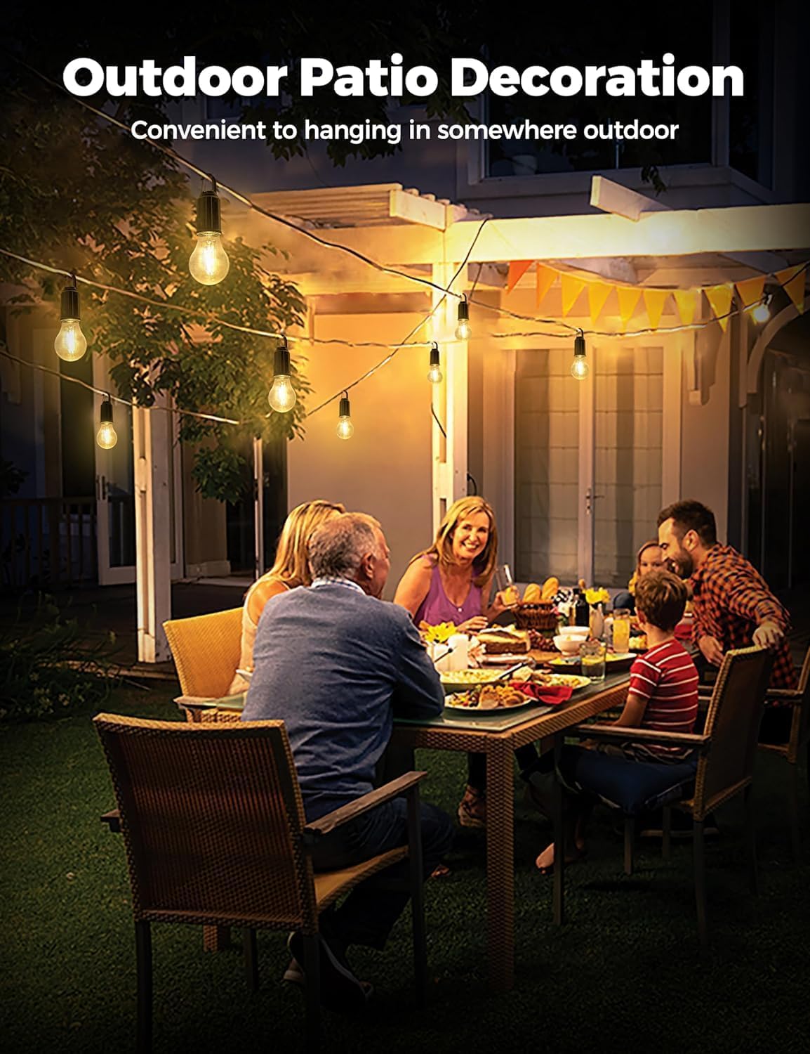 DesiDiya® Rechargeable Waterproof LED Camping Ligh t bulb | 3-Mode Hanging