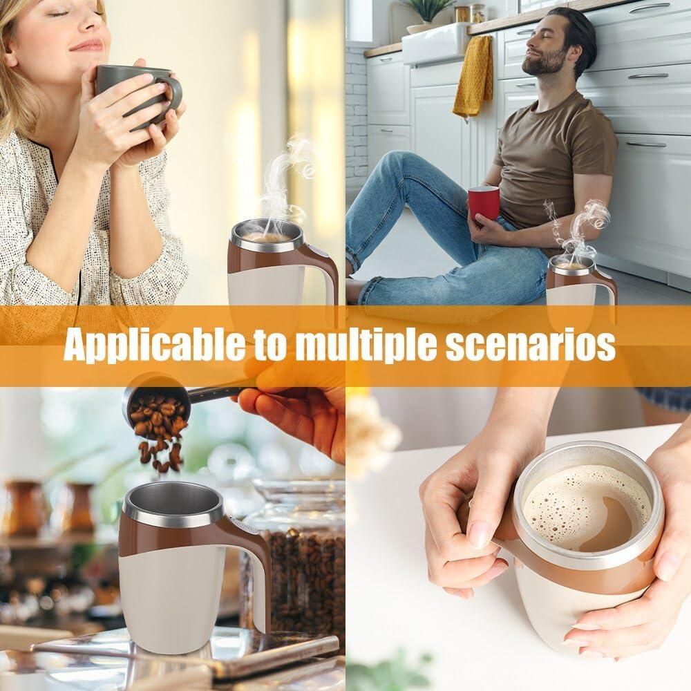 Self Stirring Magnetic Mug- applicable to multiple