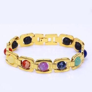 Colorful 7 Chakras Crystal Bead Bracelet