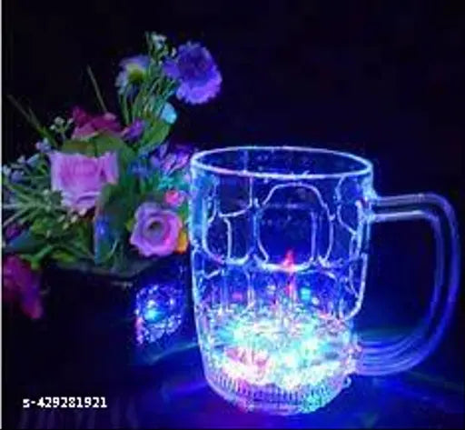 LED Light Magic Mug: Color Changing Liquid Activated Rainbow LED Mug for a Fun Drinking Experience