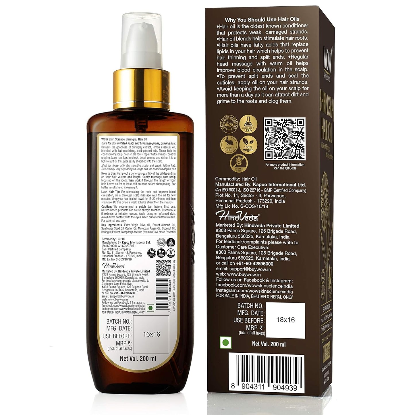 WOW Red Onion Black Seed Hair Oil | Nourishing & Strengthening for Healthy Hair Growth.