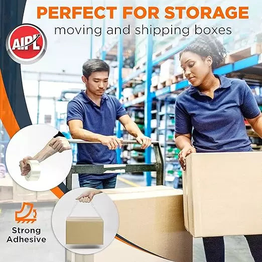 AIPL 48mm x 300m Transparent BOPP Tape for Packaging