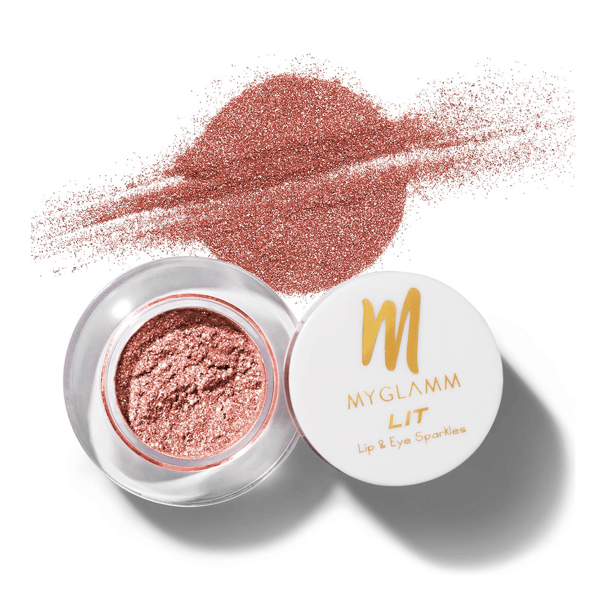 MyGlamm LIT Lip & Eye Sparkles - Her Royal Hotness | Dazzling Multi-Use Glitter for Lips & Eyes.