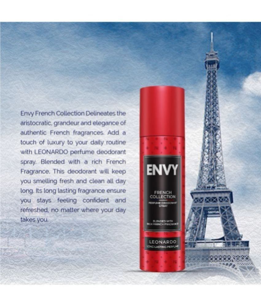 ENVY Leonardo Deo | Long-Lasting Deodorant Body Spray for Men.