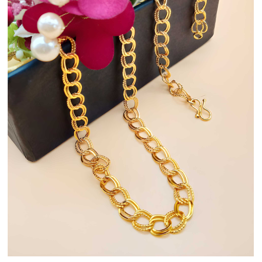 Elegant Gold Plated Chain Alloy Material