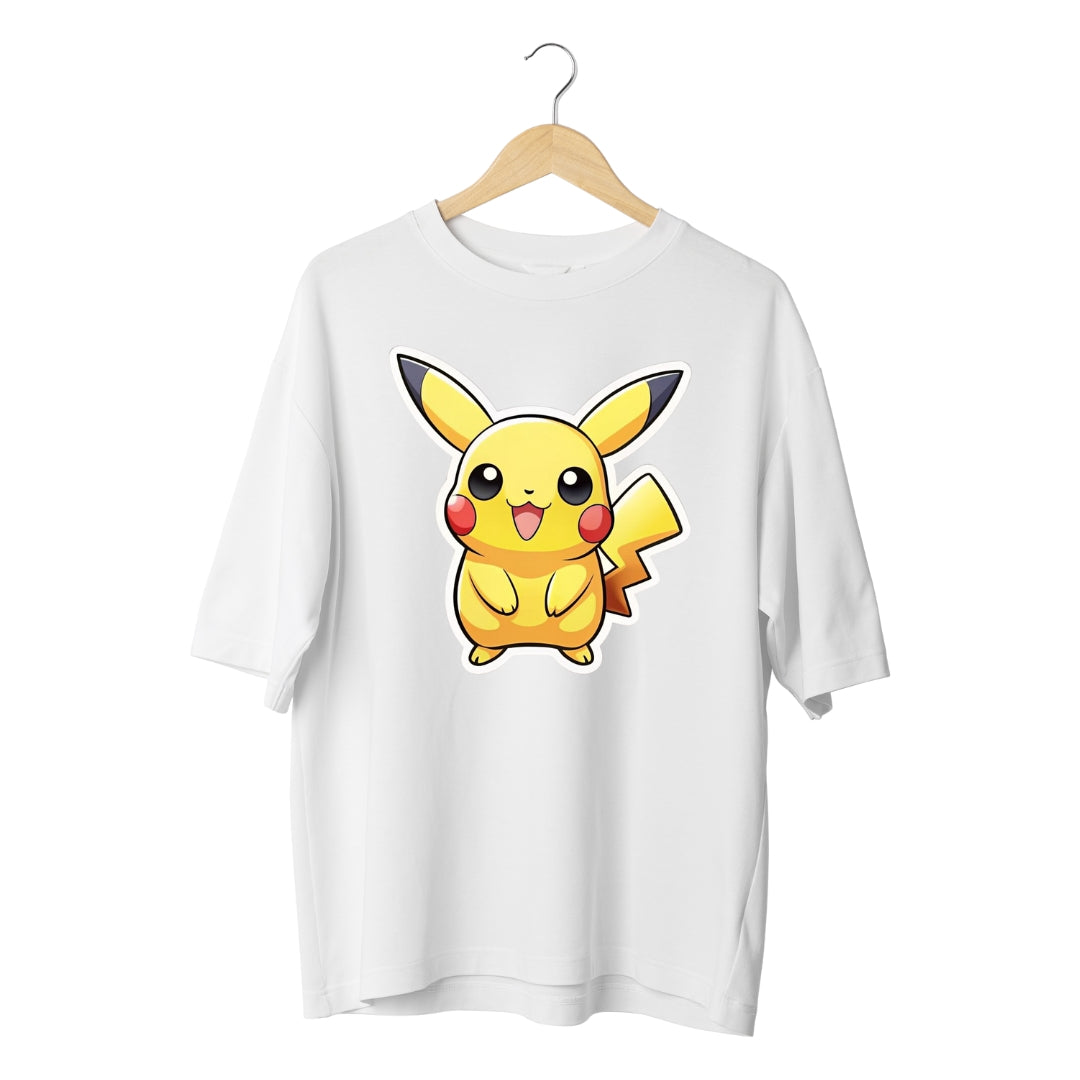 Pikachu Printed Ready-to-Wear Round Neck T-Shirt