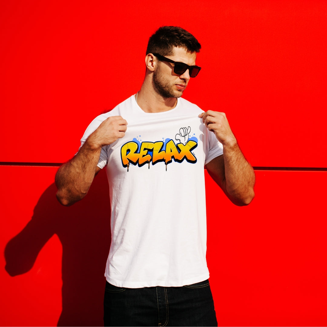 Relax Creative Round Neck Ready-to-Wear Printed T-Shirt