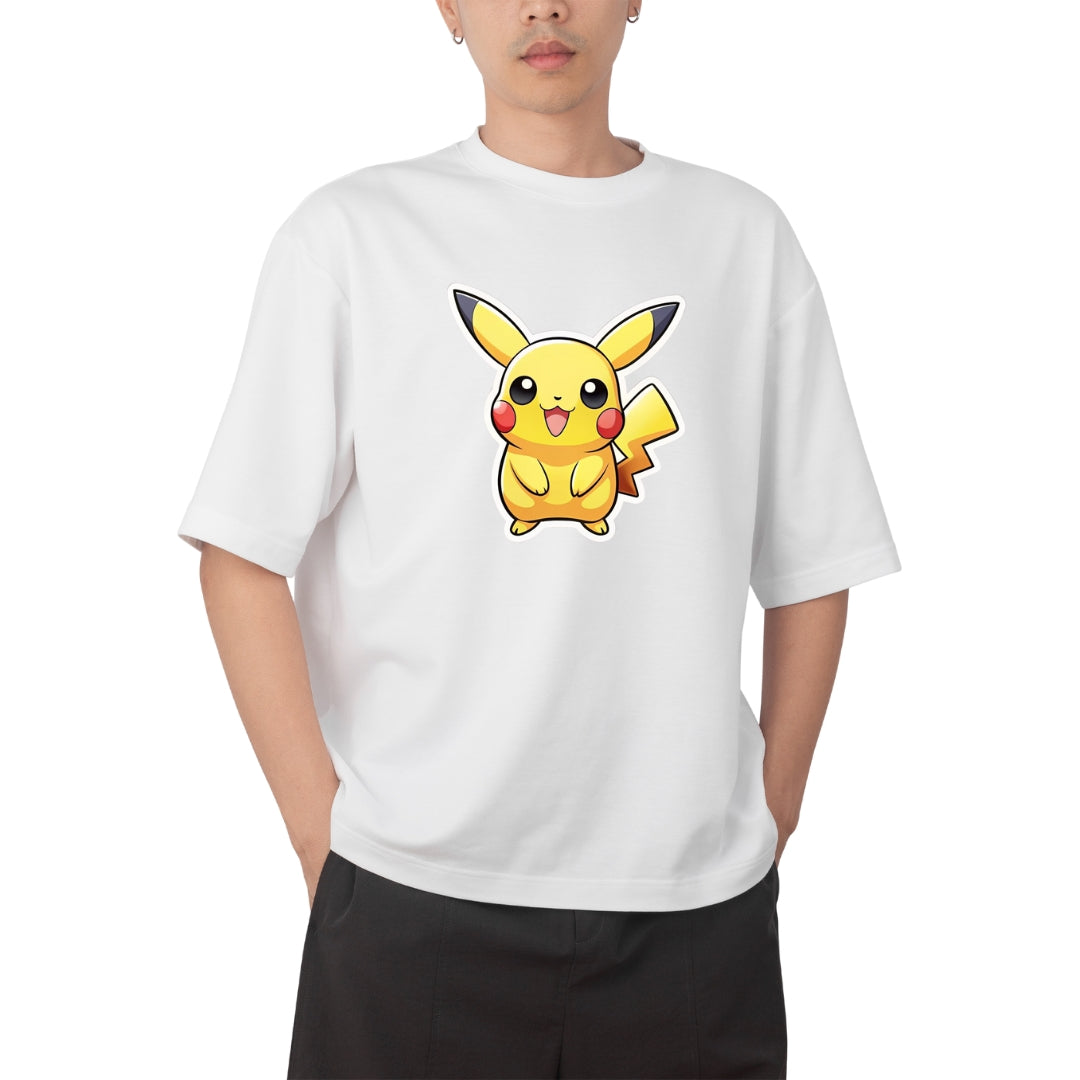 Pikachu Printed Ready-to-Wear Round Neck T-Shirt