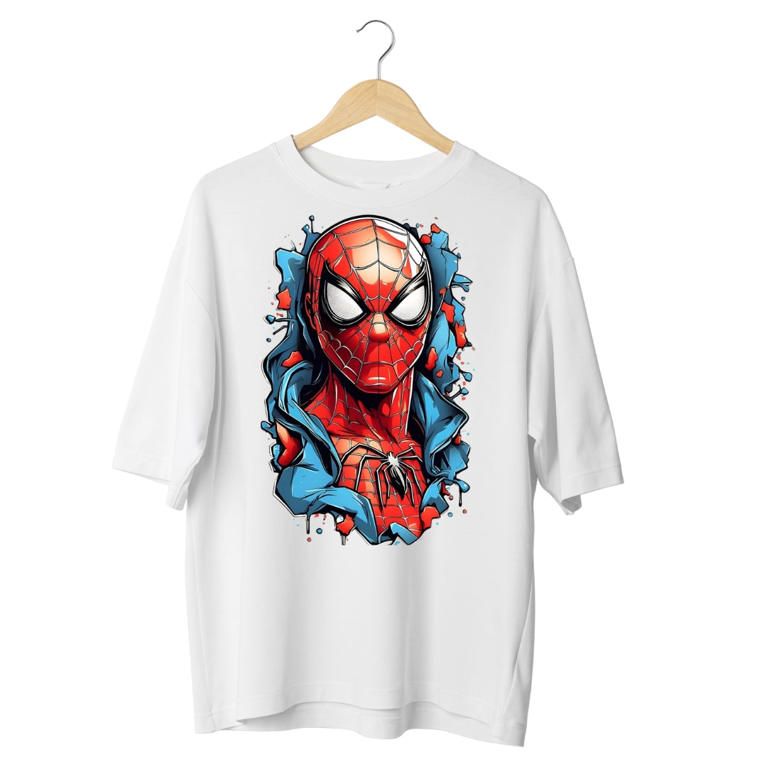 Spider-Man Round Neck Ready-to-Wear T-Shirt for Superhero Fans