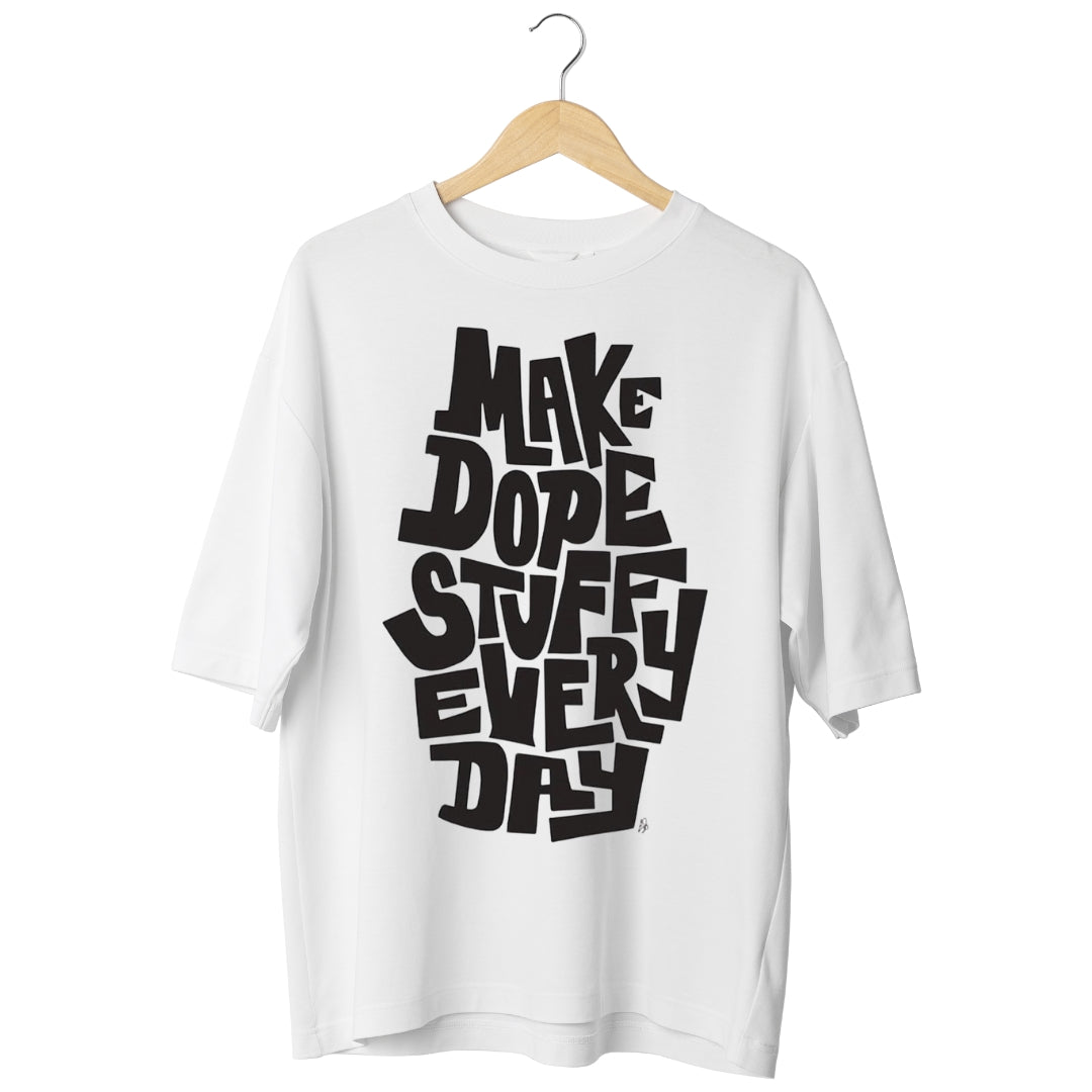 Make Dope Stuff Everyday Round Neck T-Shirt – Ready-to-Wear Style