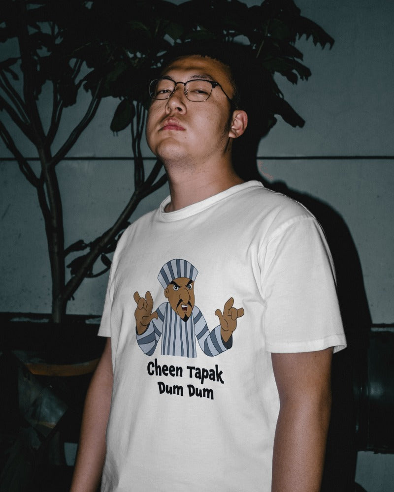 Cheen Tapak Dum Dum T-Shirt - Quirky and Fun Design Tee