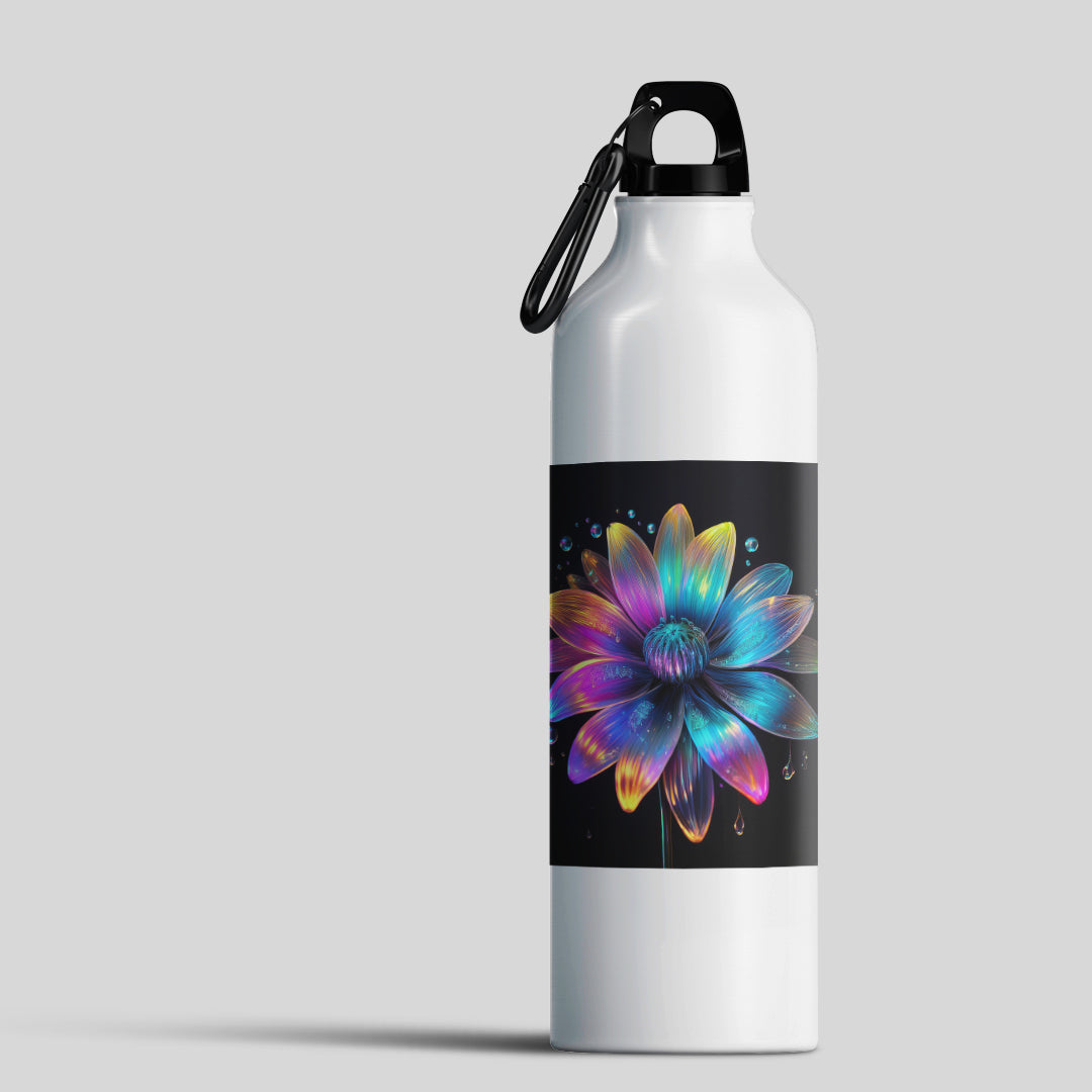 Floral Neon Light Shipper Bottle - Stylish and Vibrant Design