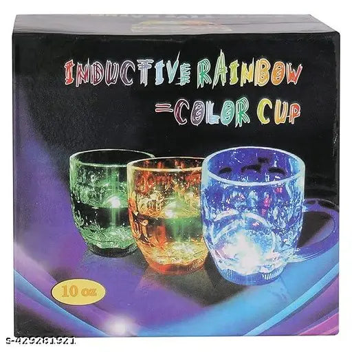 LED Light Magic Mug: Color Changing Liquid Activated Rainbow LED Mug for a Fun Drinking Experience