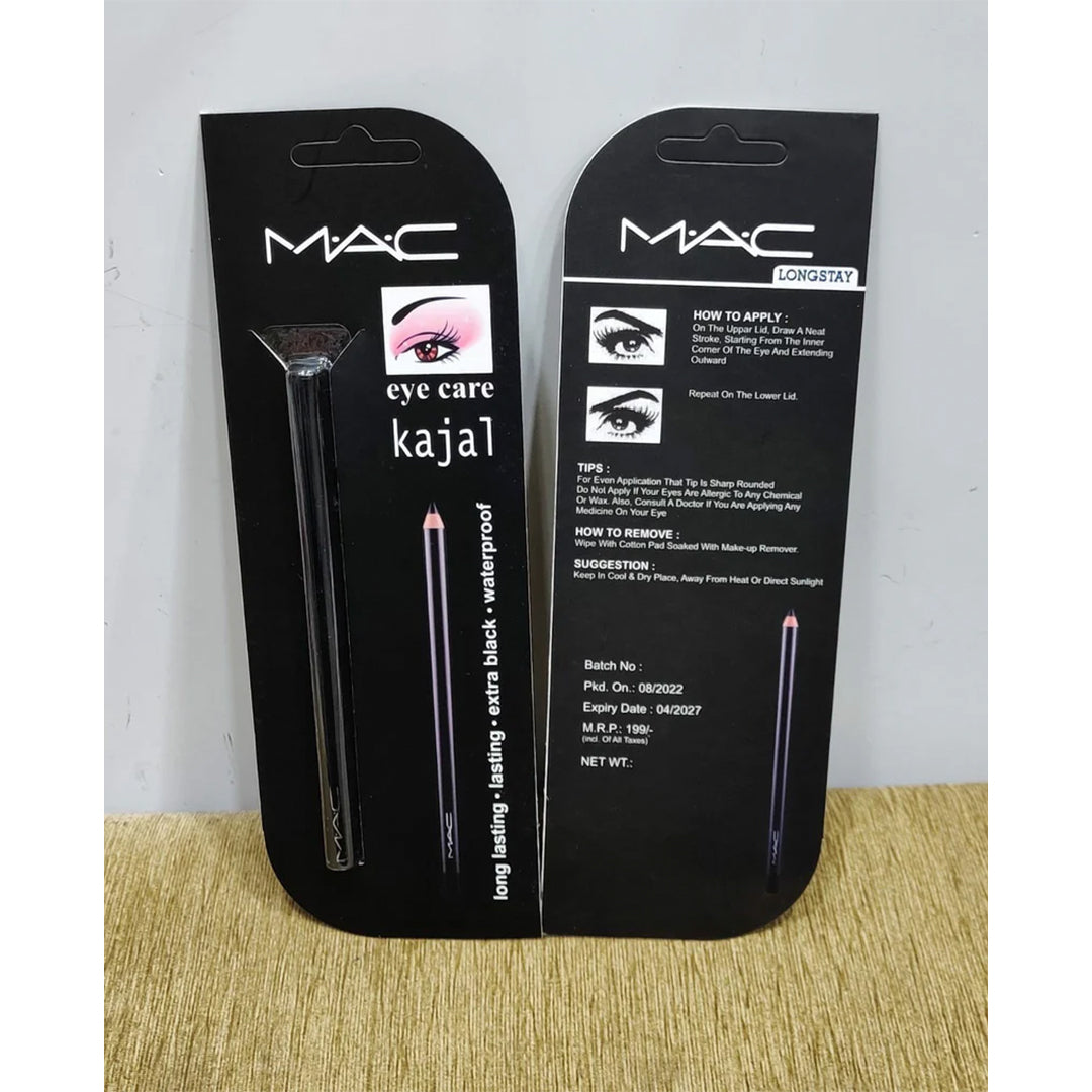 M.A.C Eye Care Kajal - Black | Intense, Long-Wearing Eyeliner for Bold Definition.