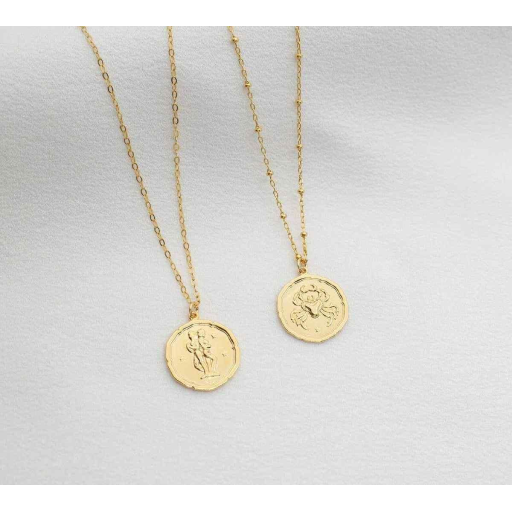 Gold Plated Zodiac Sign Necklace
