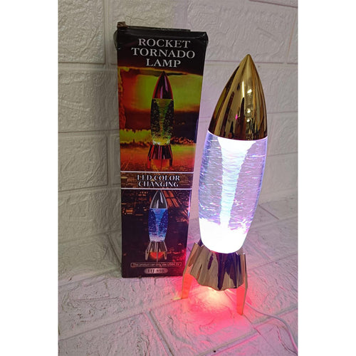Rocket Tornado Glitter Lamp – Mesmerizing Lighting for Any Space