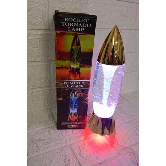 Rocket Tornado Glitter Lamp – Mesmerizing Lighting for Any Space